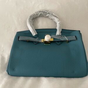 Elegant Teal Handbag